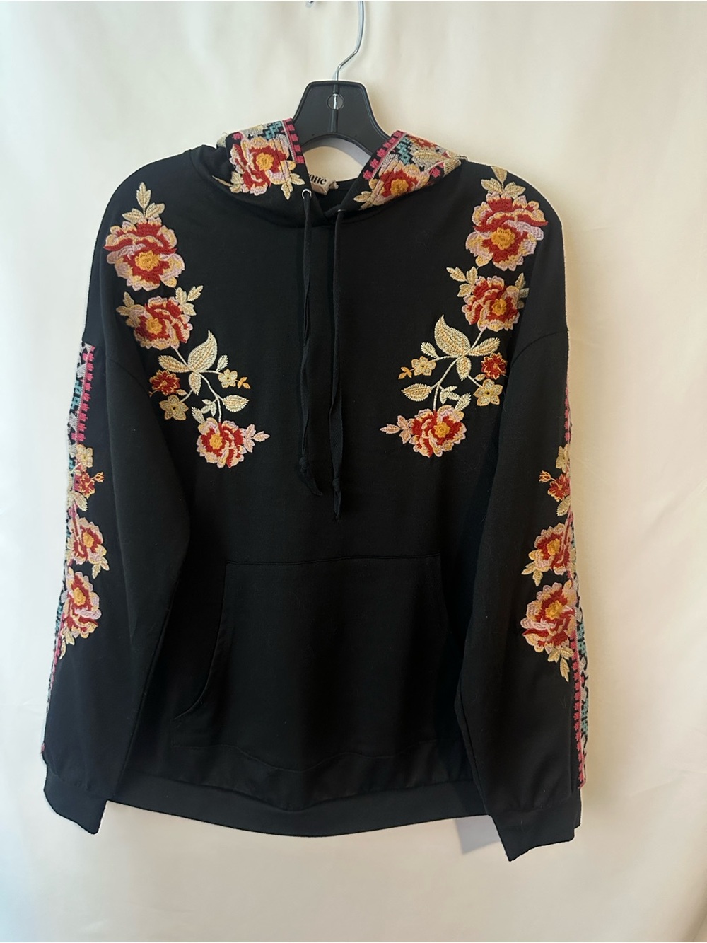 Savanna Jane dressed to thrill Hooded Sweatshirt with embroidered arm front hood